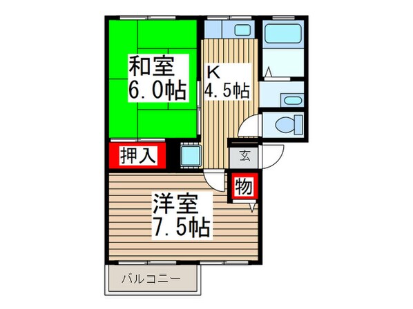 アルビオンの物件間取画像